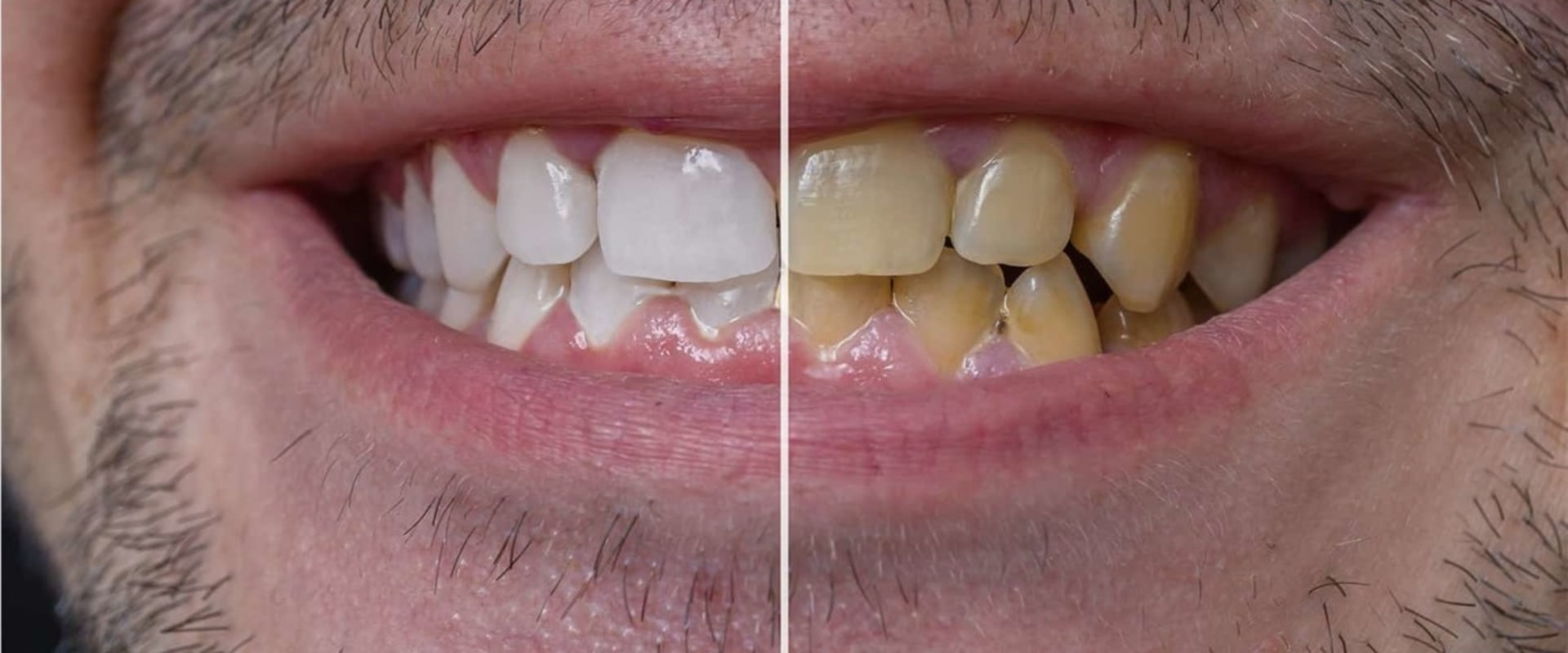 How do you remove yellow stains from veneers?